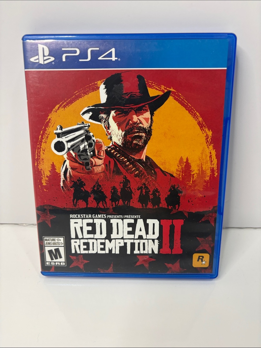 Sony PS4 Red Dead Redemption II - Blue Case, Red/Yellow Cover